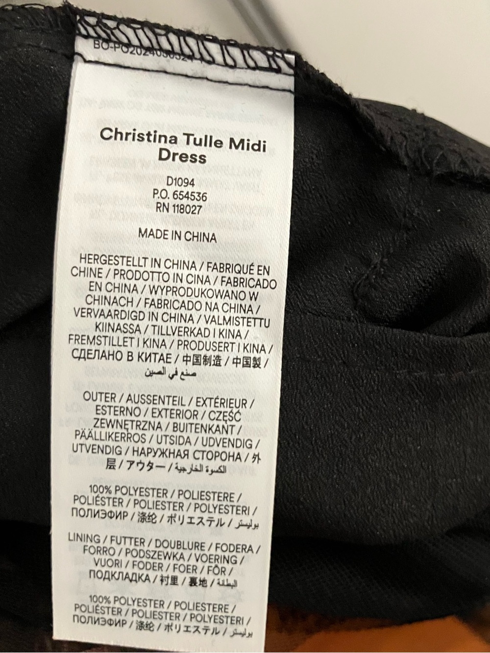 Boden Black Polka Dot Spot Holiday Party Sleeve Christina Tulle Midi Dress 16 18 - Picture 7 of 15